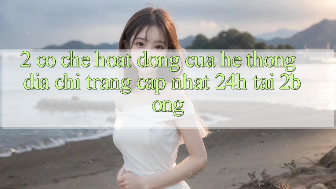2. Cơ Chế Hoạt Động Của Hệ Thống “Địa chỉ trang Cập Nhật 24h” Tại 2bong 2. Cơ Chế Hoạt Động Của Hệ Thống “Địa chỉ trang Cập Nhật 24h” Tại 2bong