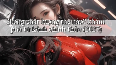 2bong chất lượng thế nào khám phá từ kênh chính thức (2025)