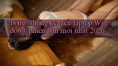 2bong thống kê trên laptop Windows phiên bản mới nhất 2026