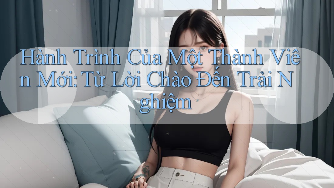 Hành Trình Của Một Thành Viên Mới: Từ Lời Chào Đến Trải Nghiệm Hành Trình Của Một Thành Viên Mới: Từ Lời Chào Đến Trải Nghiệm