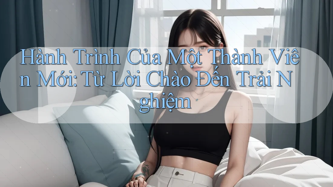 Hành Trình Của Một Thành Viên Mới: Từ Lời Chào Đến Trải Nghiệm