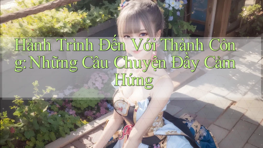 Hành Trình Đến Với Thành Công: Những Câu Chuyện Đầy Cảm Hứng