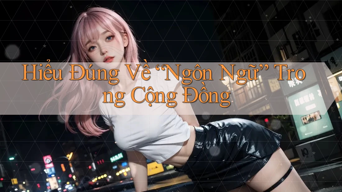 Hiểu Đúng Về “Ngôn Ngữ” Trong Cộng Đồng Hiểu Đúng Về “Ngôn Ngữ” Trong Cộng Đồng