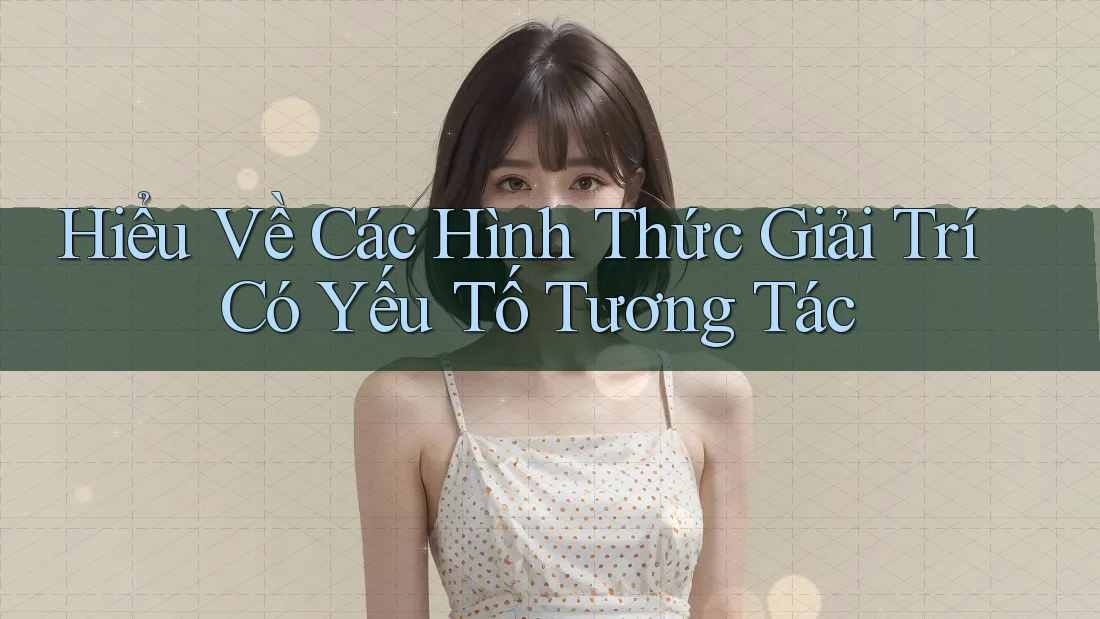 Hiểu Về Các Hình Thức Giải Trí Có Yếu Tố Tương Tác
