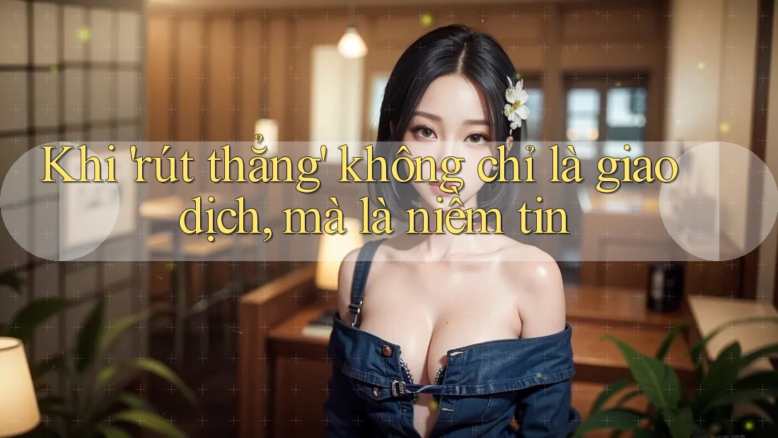 Khi 'rút thẳng' không chỉ là giao dịch, mà là niềm tin Khi 'rút thẳng' không chỉ là giao dịch, mà là niềm tin