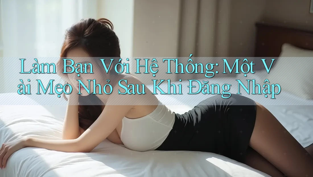 Làm Bạn Với Hệ Thống: Một Vài Mẹo Nhỏ Sau Khi Đăng Nhập Làm Bạn Với Hệ Thống: Một Vài Mẹo Nhỏ Sau Khi Đăng Nhập