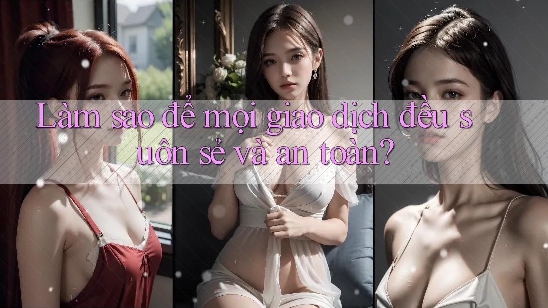 Làm sao để mọi giao dịch đều suôn sẻ và an toàn?