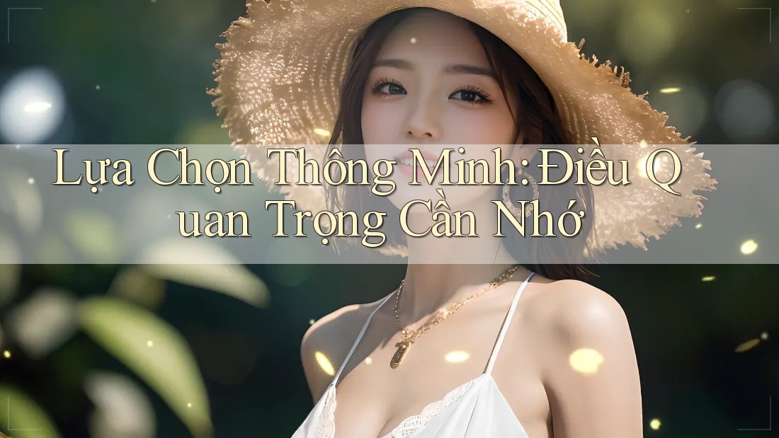 Lựa Chọn Thông Minh: Điều Quan Trọng Cần Nhớ