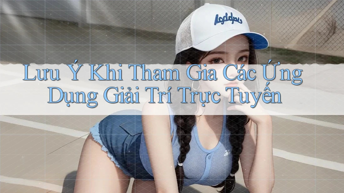 Lưu Ý Khi Tham Gia Các Ứng Dụng Giải Trí Trực Tuyến