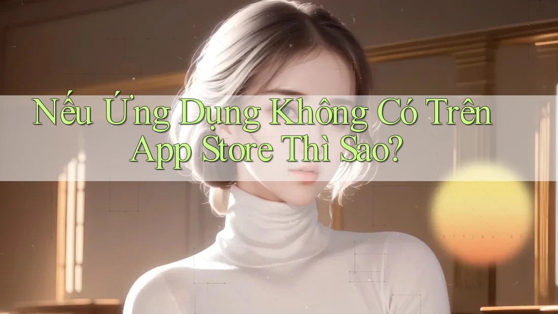 Nếu Ứng Dụng Không Có Trên App Store Thì Sao?