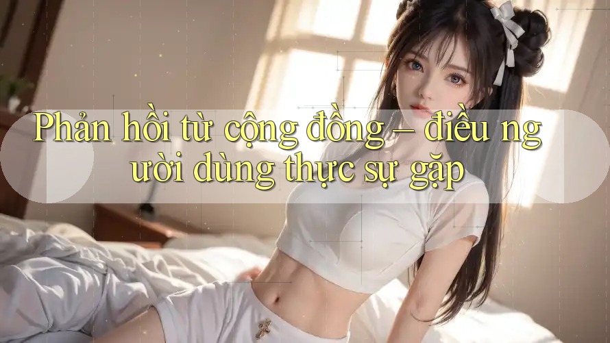 Phản hồi từ cộng đồng – điều người dùng thực sự gặp Phản hồi từ cộng đồng – điều người dùng thực sự gặp
