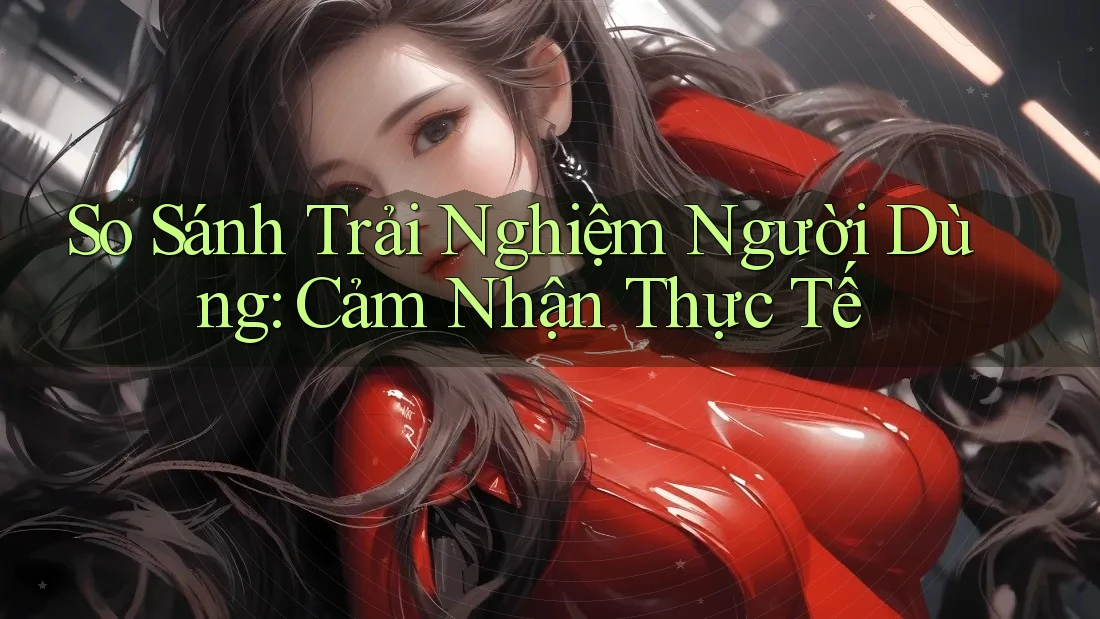 So Sánh Trải Nghiệm Người Dùng: Cảm Nhận Thực Tế So Sánh Trải Nghiệm Người Dùng: Cảm Nhận Thực Tế