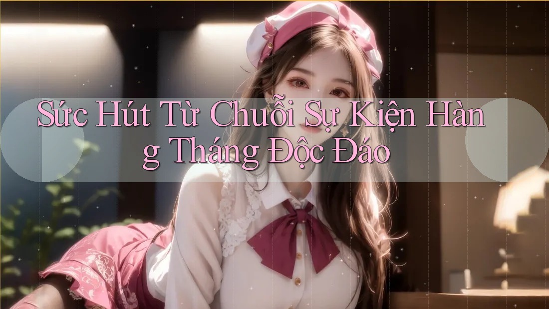 Sức Hút Từ Chuỗi Sự Kiện Hàng Tháng Độc Đáo