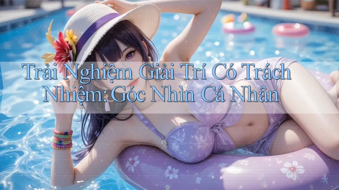 Trải Nghiệm Giải Trí Có Trách Nhiệm: Góc Nhìn Cá Nhân Trải Nghiệm Giải Trí Có Trách Nhiệm: Góc Nhìn Cá Nhân